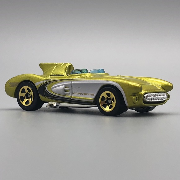 Hot Wheels Other - Hot Wheels Chevrolet Chevy Corvette SR-2 SR2 Diecast Car Acid Green 1/64 Scale
